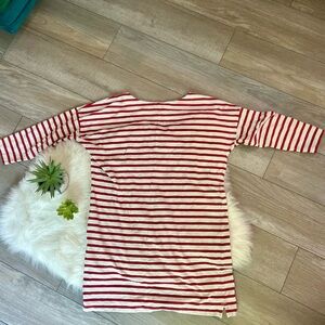 PATAGONIA | Red and White Striped Mini Dress (XL)